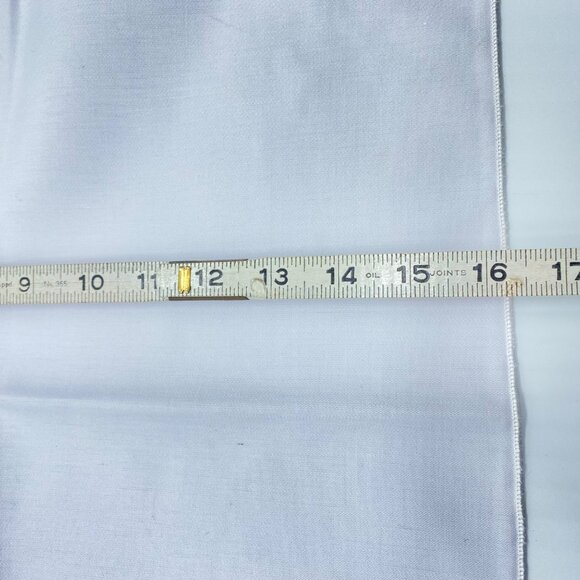 Set Of 7 White Cloth Napkins With Daisy Embroidery Square Linen Dining Decor - Picture 7 of 8